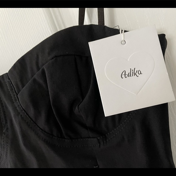 Adika Mini Black Dress - Picture 3 of 3